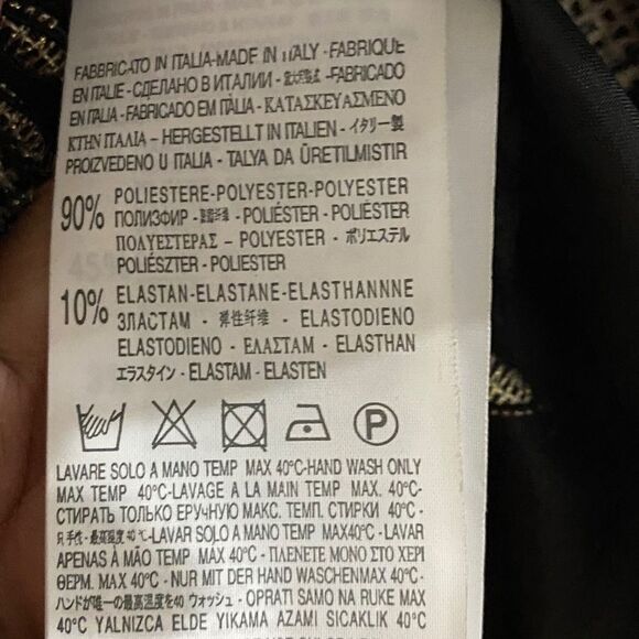 RINASCIMENTO A-LINE BLACK & WHITE PROM COCKTAIL DRESS W/ EMBROIDERED DETAIL Sz-S - Picture 6 of 7